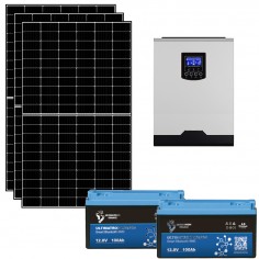 Kit fotovoltaico ibrido ad...