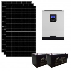 Kit fotovoltaico ibrido ad...