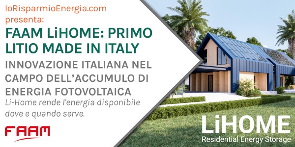 LiHome by FAAM | Il sistema per l'accumulo residenziale Made in Italy più avanzato del mercato