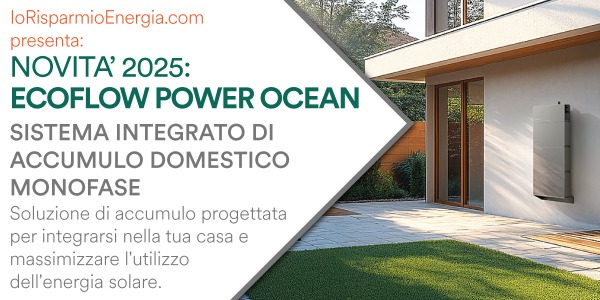 EcoFlow PowerOcean. Sistema di accumulo domestico monofase